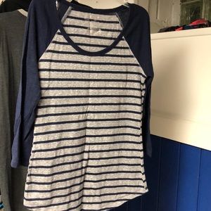 Striped long sleeve Tee (7-9)
